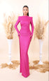 Jula - High Neck with side slit dress